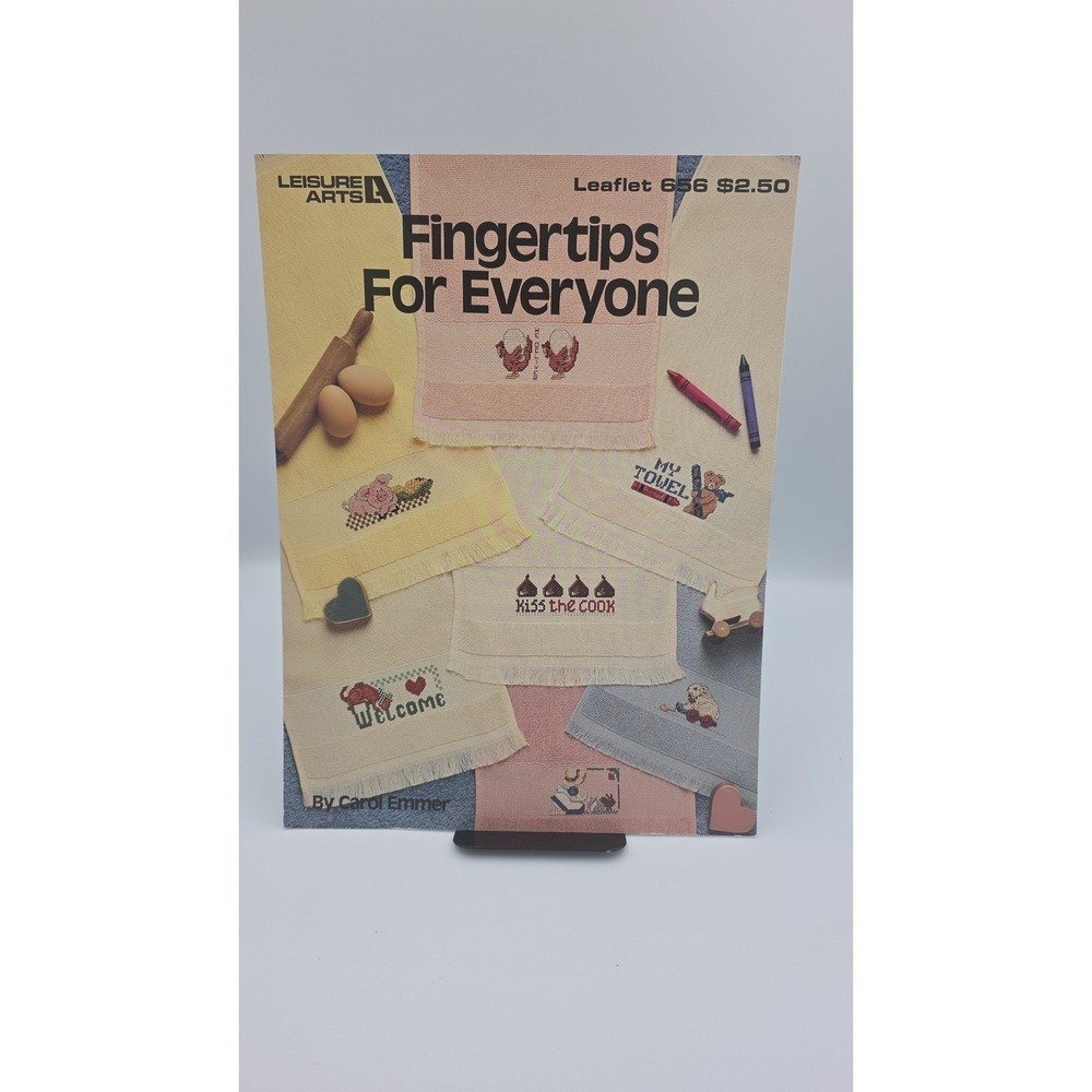 Fingertips For Everyone, 1988, Leaflet 656 Cross Stitch Pattern‎